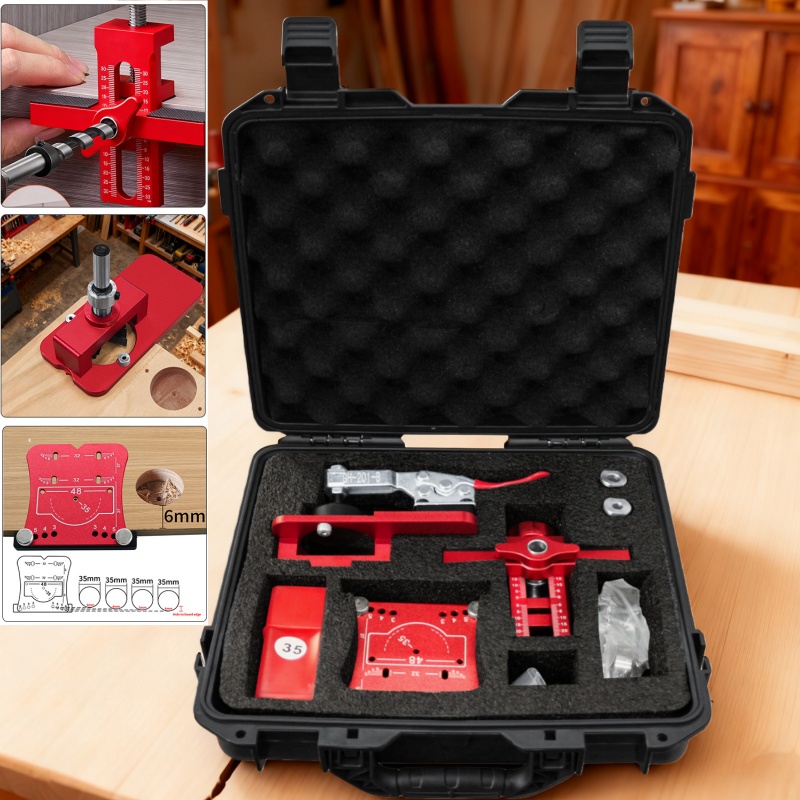 Cabinet Hinges - Kit di installazione cerniera di precisione