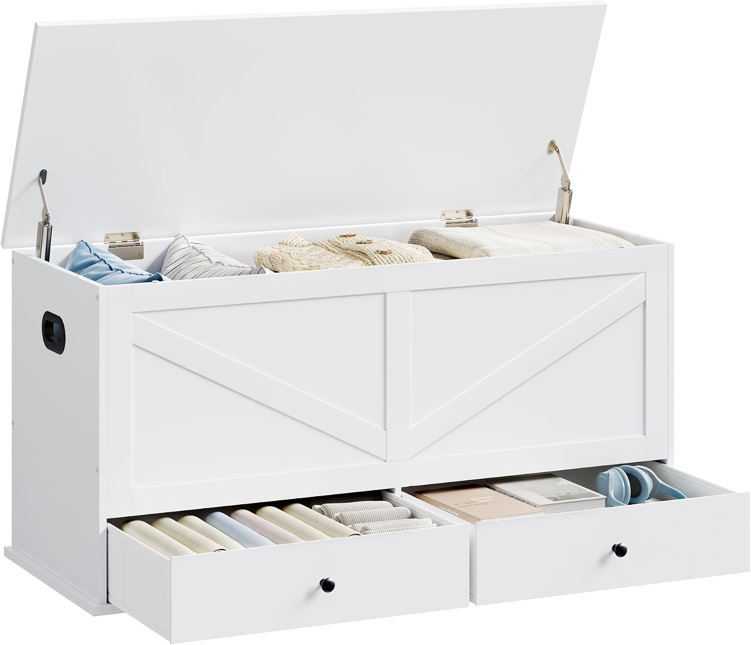 Cabinet Hinges - Cassapanca da ingresso in stile rustico