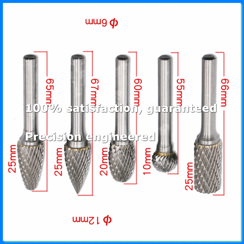 Drill Bits - Set di frese rotanti in carburo