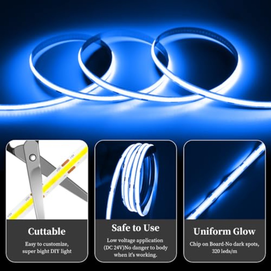 Striscia LED COB da 32,8ft/10M - Led Strip Lights recensione e prezzo