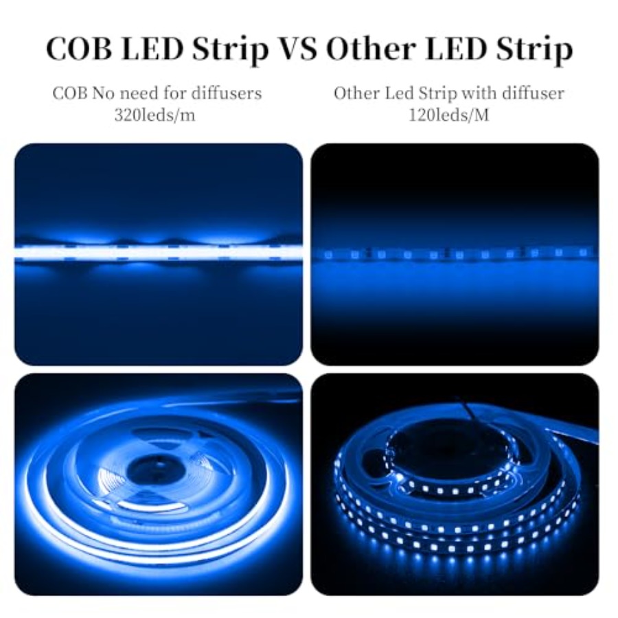 Striscia LED COB da 32,8ft/10M - Led Strip Lights recensione e prezzo