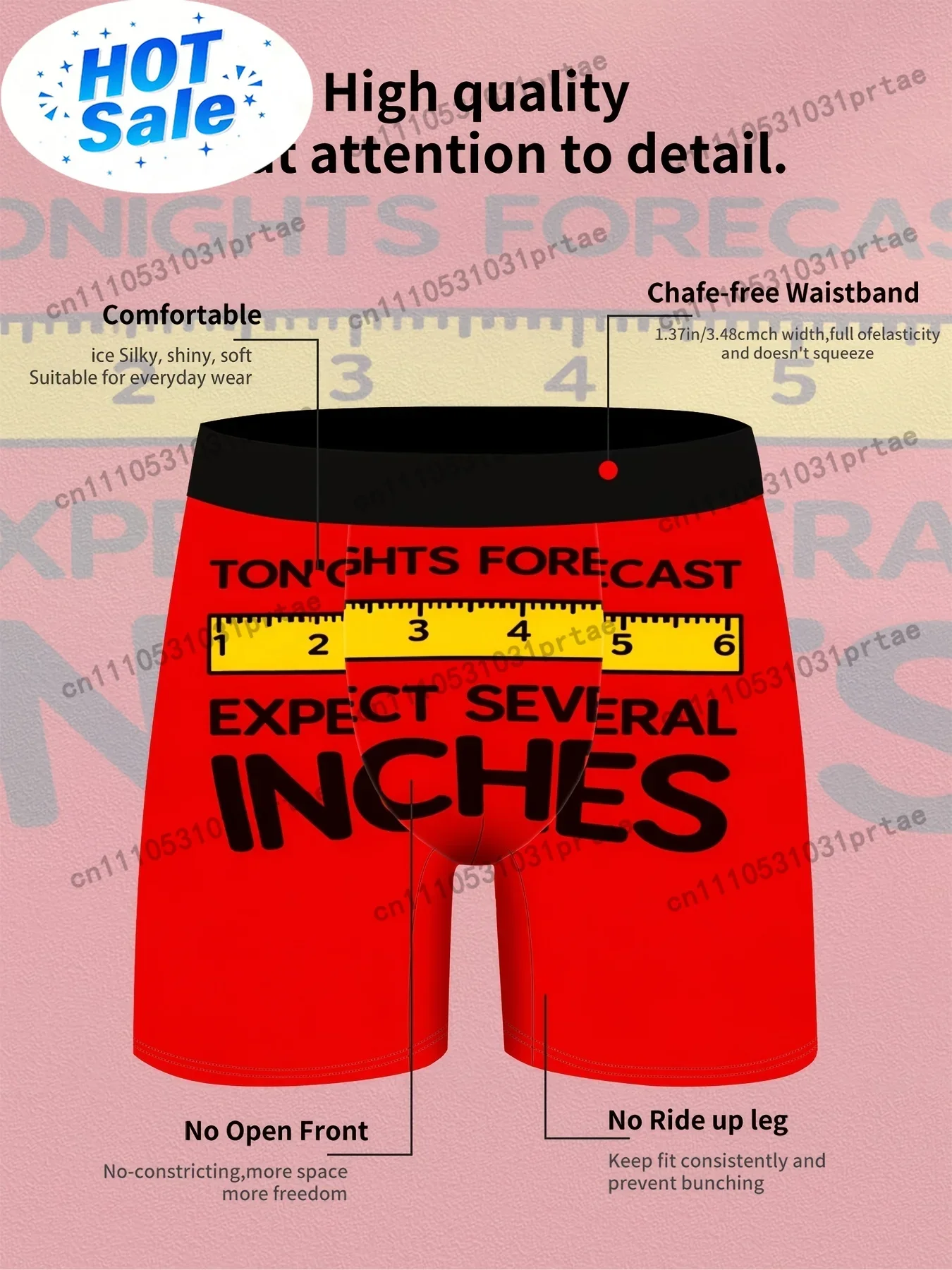 Slip da uomo divertenti con me - Tape Measure recensione e prezzo