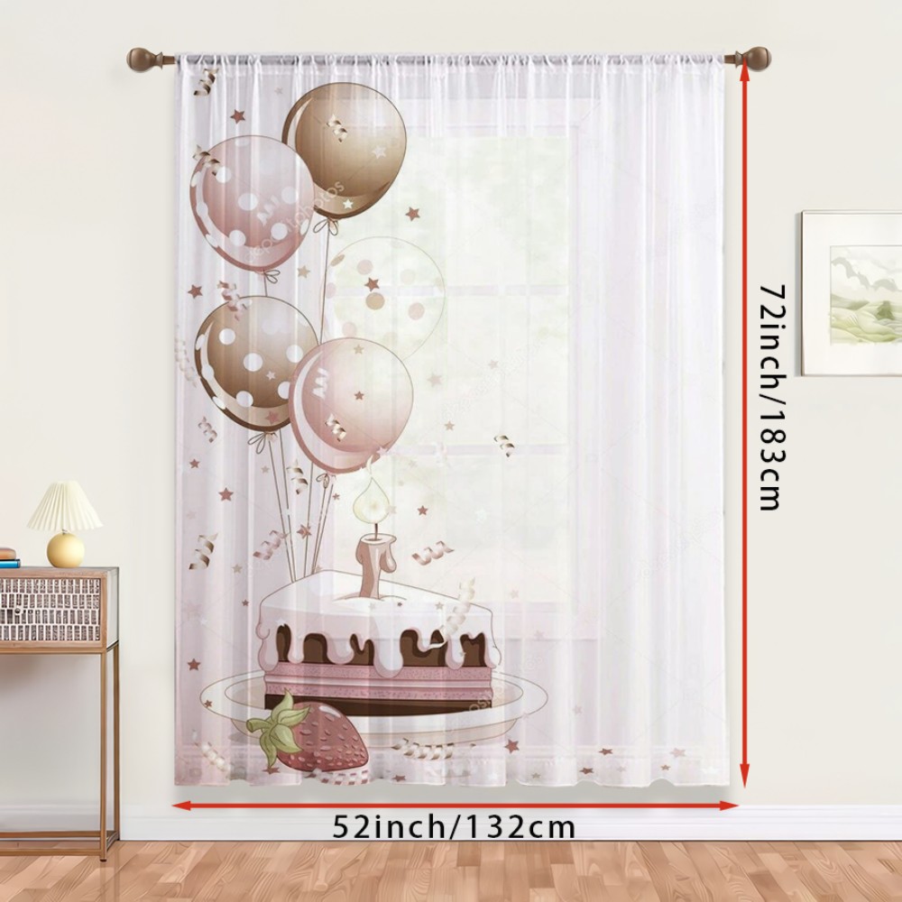 1 Pezzo di Tenda Trasparente c - Curtain Rods recensione e prezzo