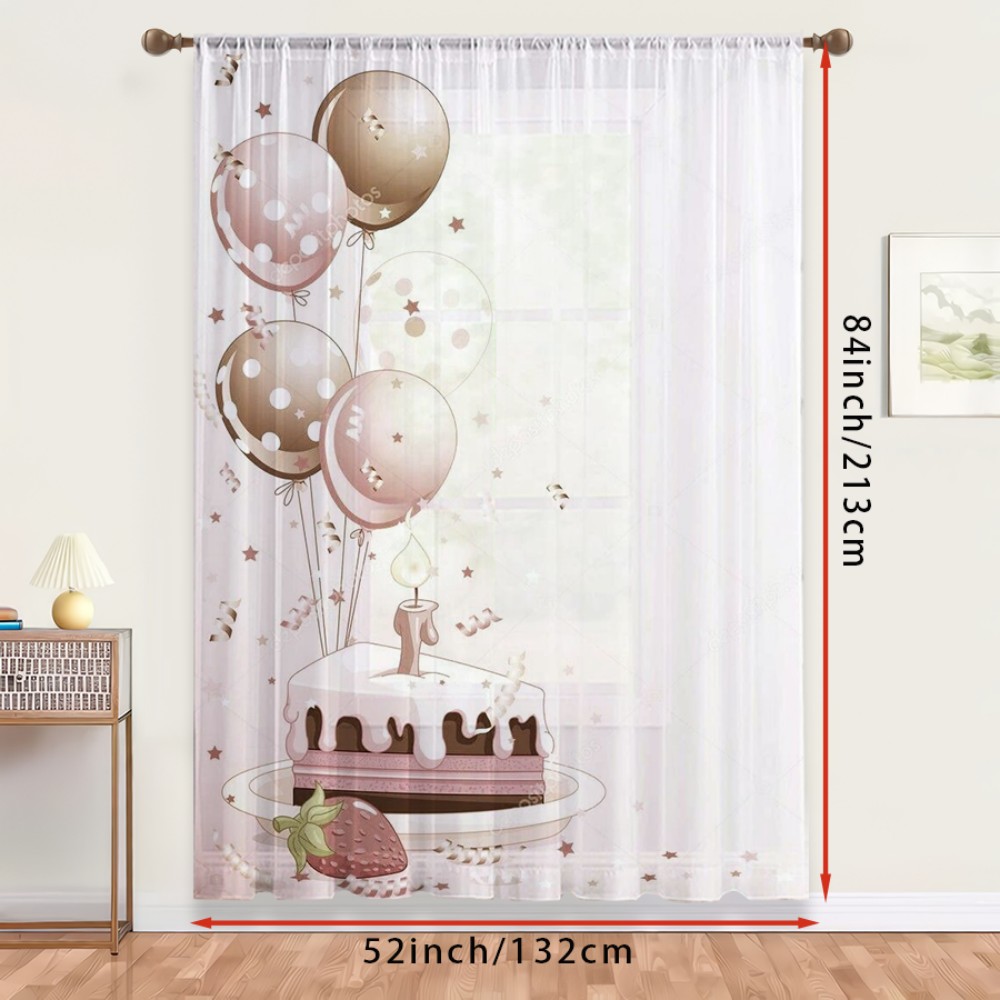 1 Pezzo di Tenda Trasparente c - Curtain Rods recensione e prezzo
