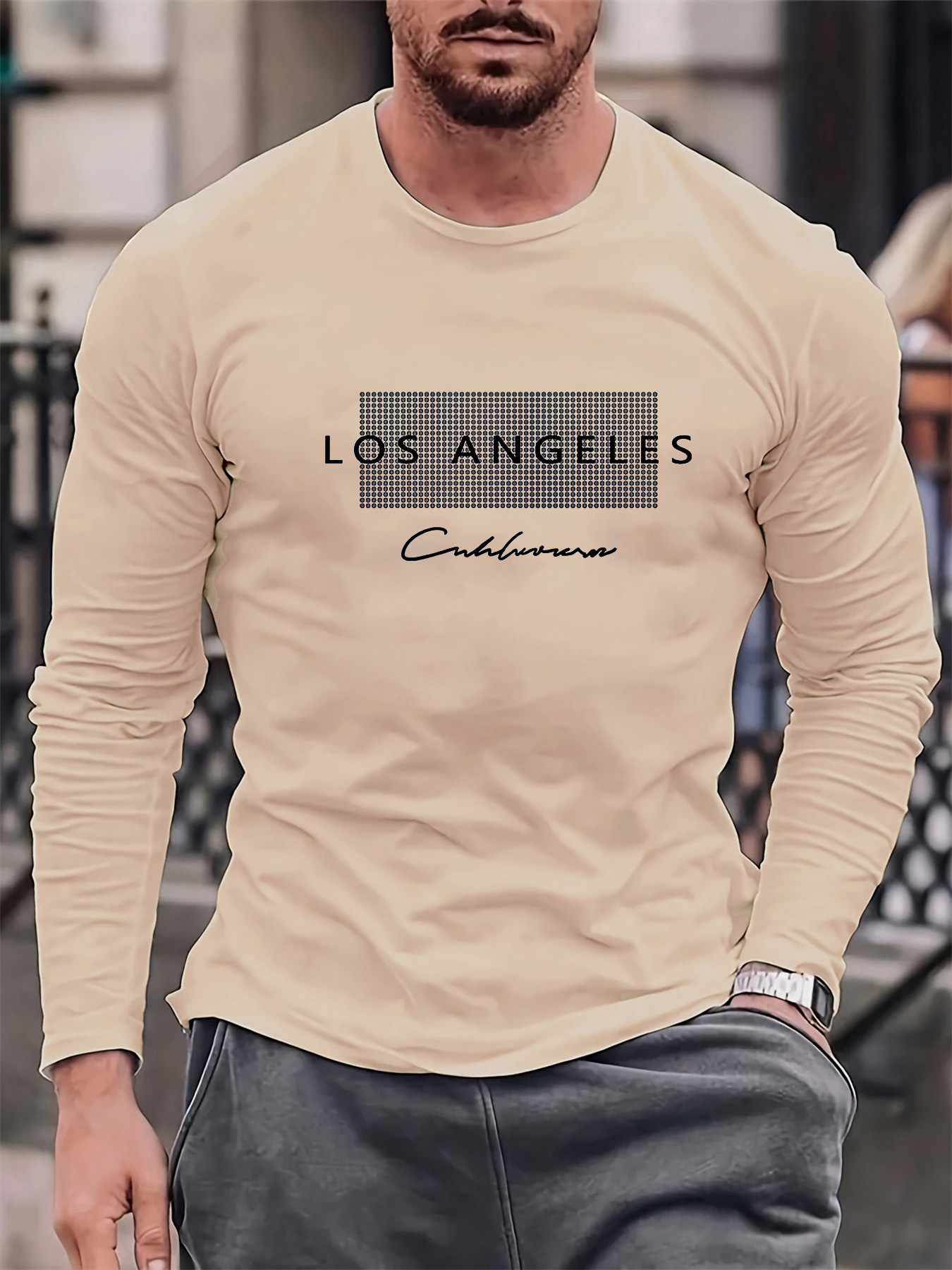 T-shirt da uomo in 100% puro c - Wallpaper recensione e prezzo