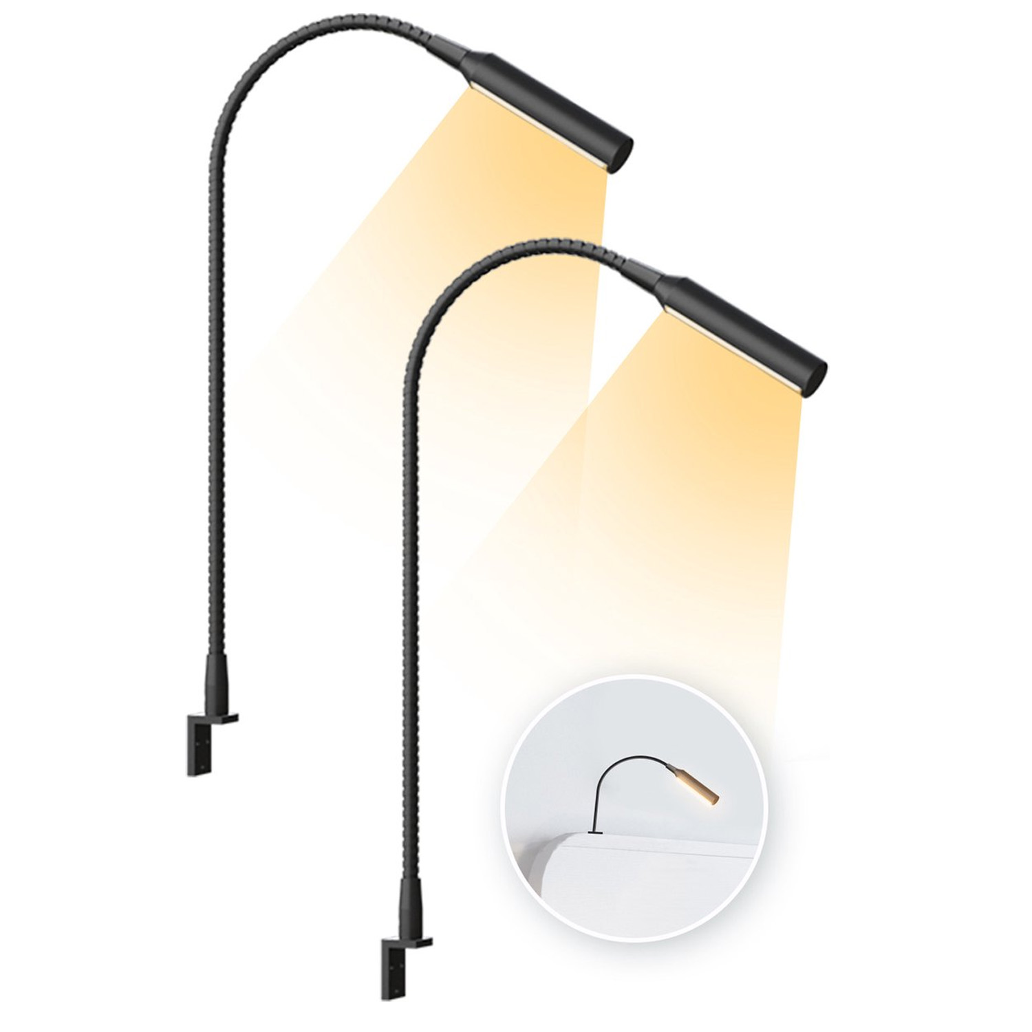 2 lampade da lettura a LED con - Light Switch recensione e prezzo