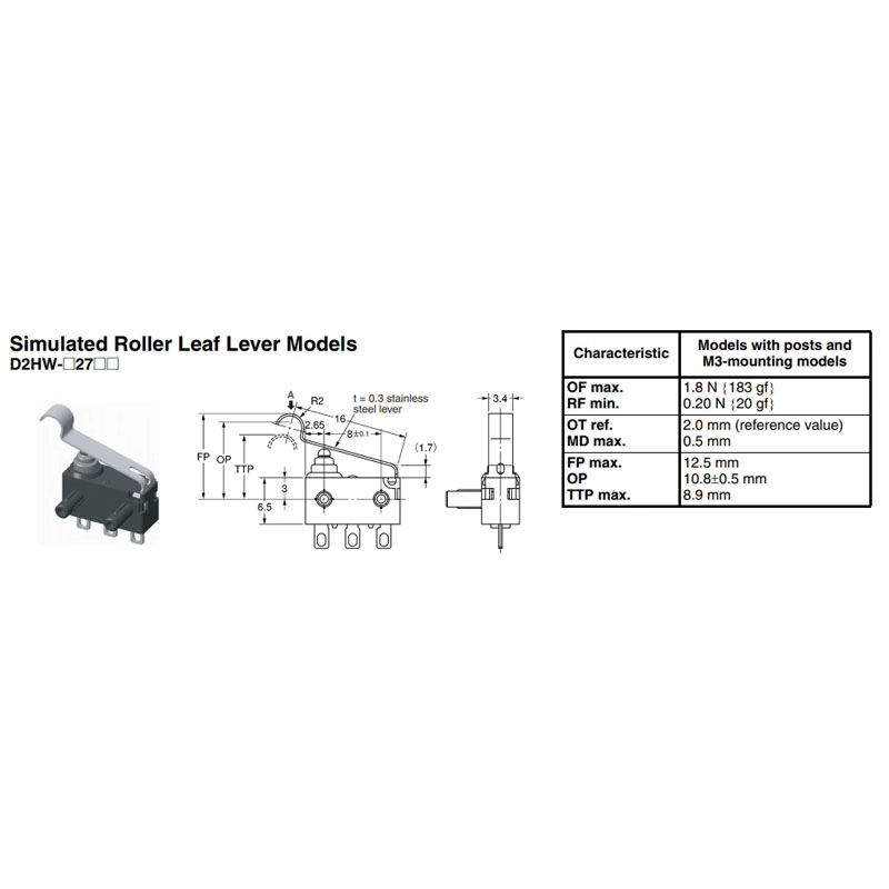 1 PZ/LOTTO D2HW-BL271D Interru - Door Handle recensione e prezzo