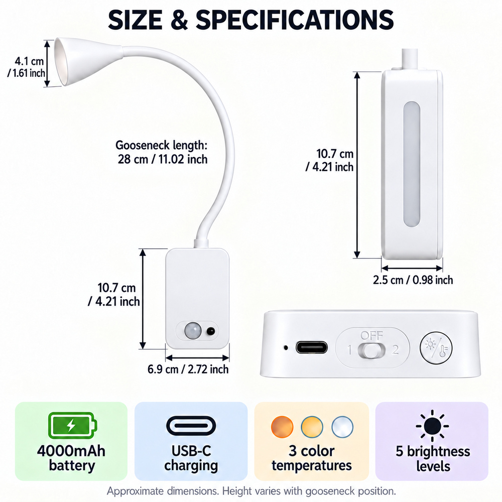 Lampada da lettura a LED ricar - Light Switch recensione e prezzo
